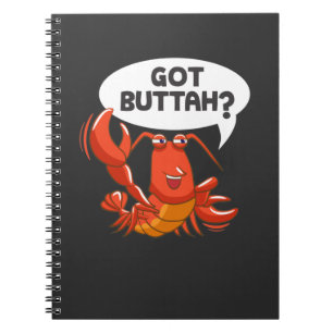 Carnet Homard Mer Nourriture Lover A Obtenu Buttah