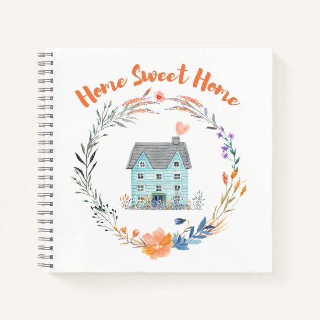 Carnet Home Sweet Home Realtor Moderne Promotionnel Perso (Devant)