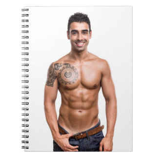 Carnet Homme chaud sexy torse nu muscle mec tatouage