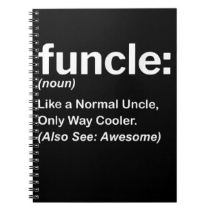 Carnet Homme Funny Uncle Chemise Mens Funcle Définition