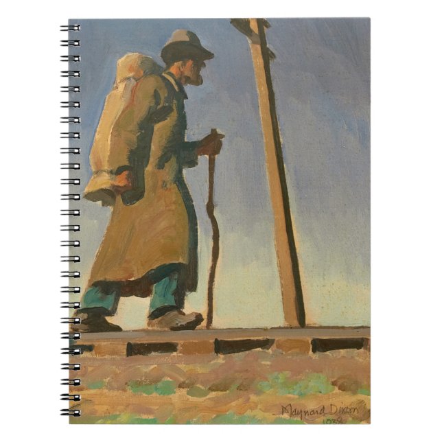 Carnet Homme sans abri par Maynard Dixon (Devant)