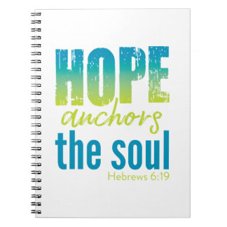 Carnet Hope Ancres Soul - Hébreux 6:19