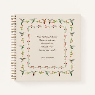 Carnet Hope Emily Dickinson