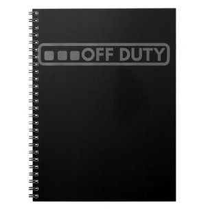Carnet Hors Service Parfait Pour Les Forces De Police De 
