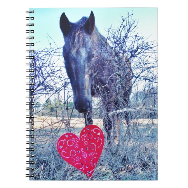 Carnet Horse et heart (Devant)