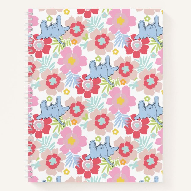Carnet Horton Hears A Who | Motif Fleur Pastel (Devant)