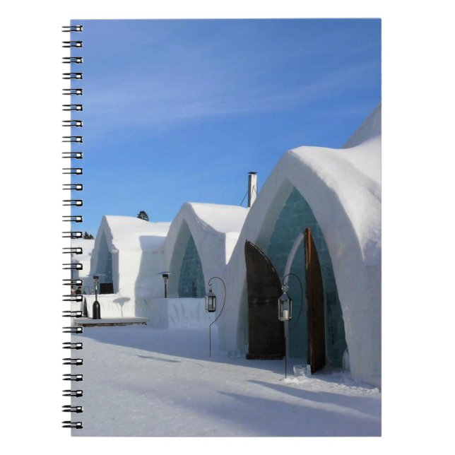Carnet Hôtel de Glace, Québec, Canada (Devant)