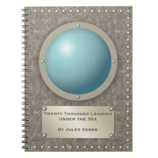 Carnet Hublot de sous-marin de Steampunk
