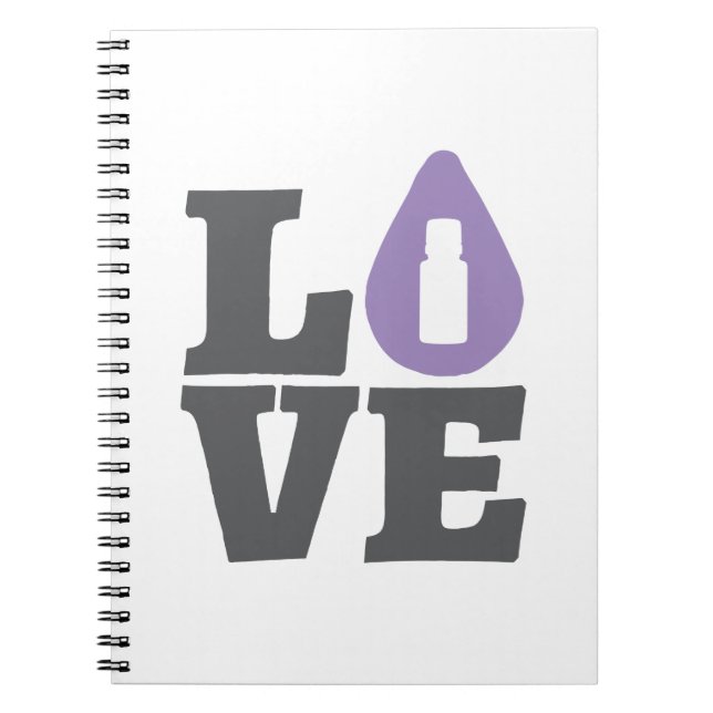 Carnet Huiles essentielles d'AMOUR (Devant)
