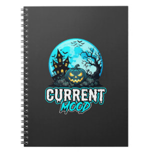 Carnet Humeur actuelle d'Halloween Citrouille ensorcelée