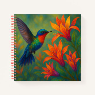 Carnet Humming bird Spiral Notebook