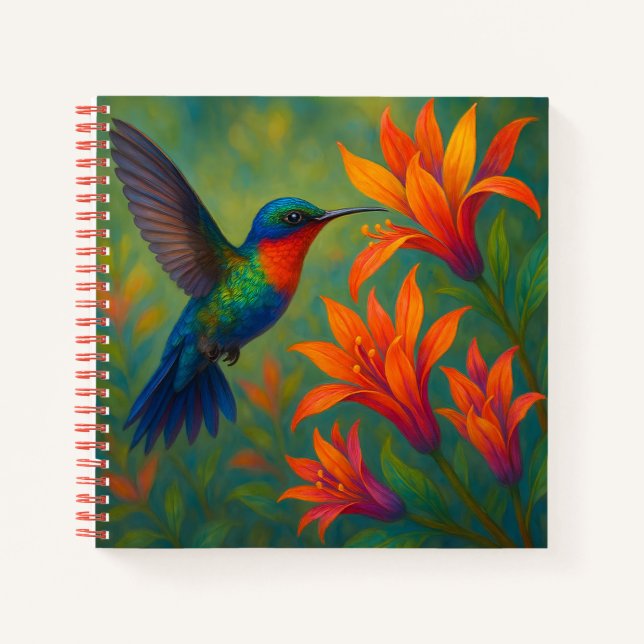 Carnet Humming bird Spiral Notebook (Devant)