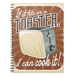 Carnet Humour Cuisine de grille-pain rétro