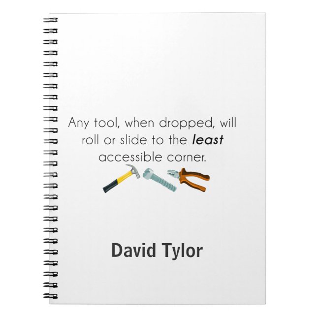 Carnet Humour d'ingénierie (Devant)