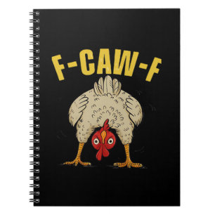 Carnet Humour gothique corbeau F-Caw-F Style esthétique d
