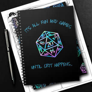 Carnet Humour RPG Holo Amusement et Jeux jusqu'à ce que