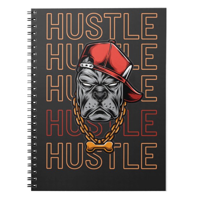 Carnet Hustle, Hustle, Hustle, Hustle (Devant)