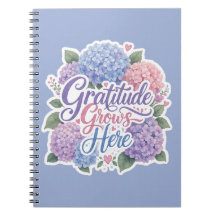 Hydrangea : La gratitude grandit ici