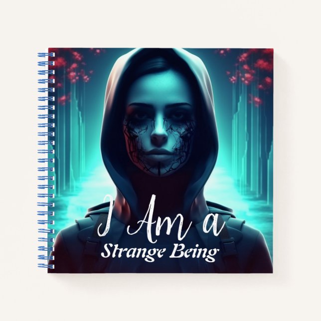 Carnet I Am a Strange Being Notizbuch (Vorderseite)