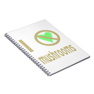 Carnet I Hate Mushrooms
