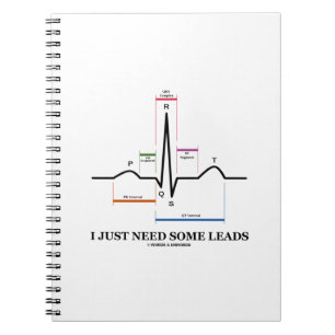 Carnet I Just Need Some Leads (ECG/EKG Heartbeat)