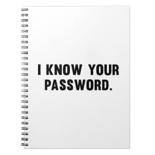 Carnet I Know your Password