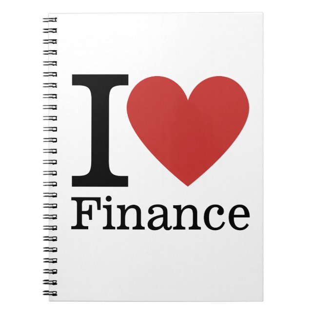 Carnet I ❤️ Love Finance - Département des Finances - Car (Devant)