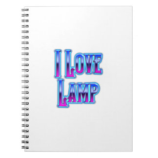 Carnet I Love Lamp