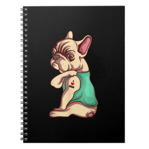 Carnet I Love Maman Tattoo Lover Funny French Bulldog
