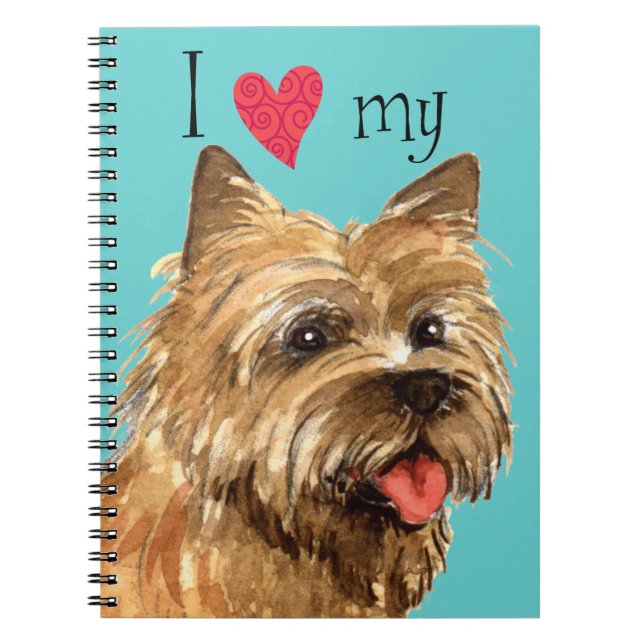 Carnet I Love my Cairn Terrier (Devant)