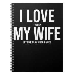 Carnet I Love My Wife Funny Art Don