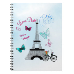 Carnet I Love Paris In Springtime