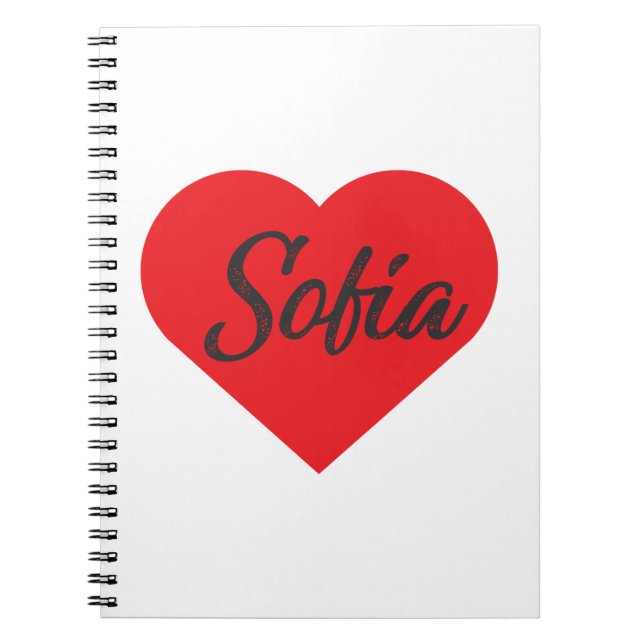 Carnet I Love Sofia - Bulgarie (Devant)