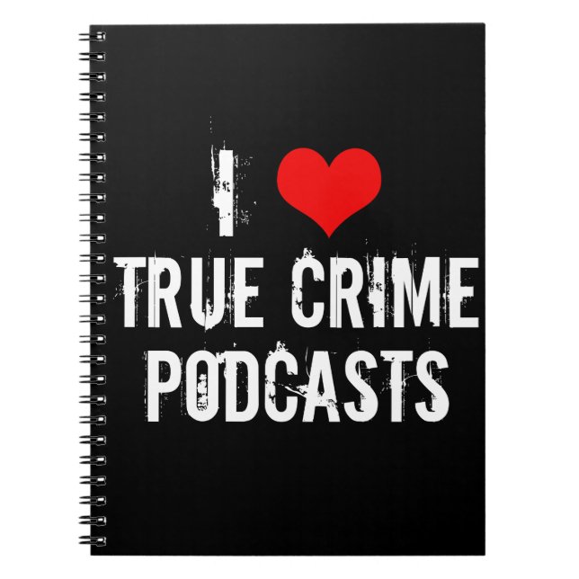 Carnet I Love True Crime Podcasts Série Killer Historique (Devant)