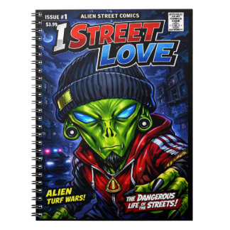 Carnet I Street Love – Urban Alien Comic Cover Art