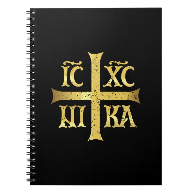CARNET IC XC NIKA JESUS CHRIST CONQUÊTES (Devant)