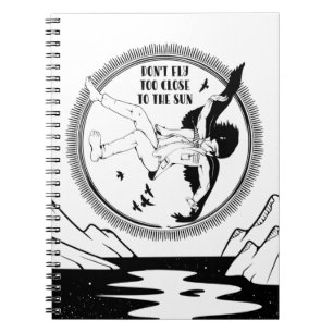 Carnet Icare Noir et blanc