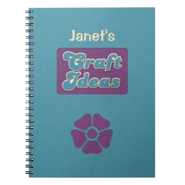 Carnet Idées artisanales personnalisées (Devant)