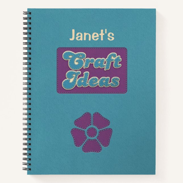 Carnet Idées artisanales personnalisées (Devant)