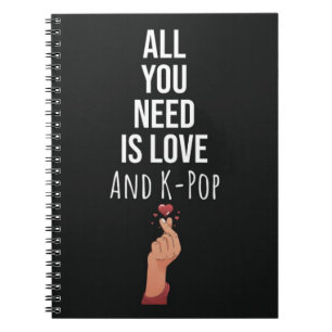 Carnet Idées Cadeau Kpop Idées Amour Doigt Coeur
