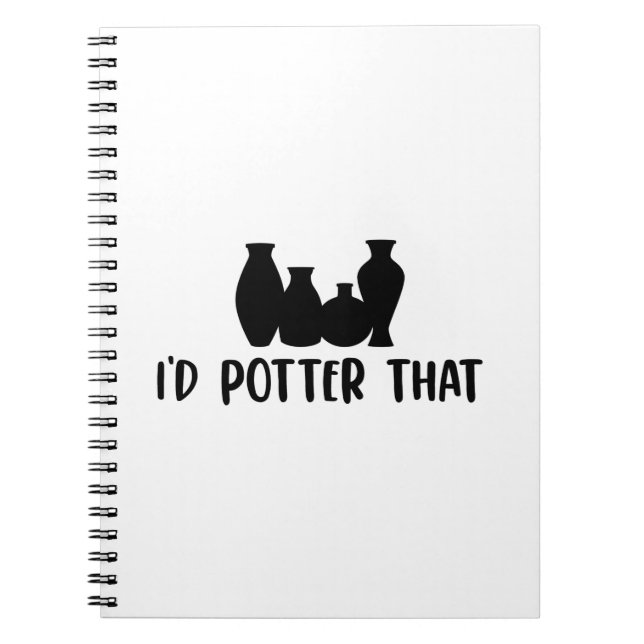 Carnet Idées cadeaux de poterie | Poterie Potter Céramiqu (Devant)