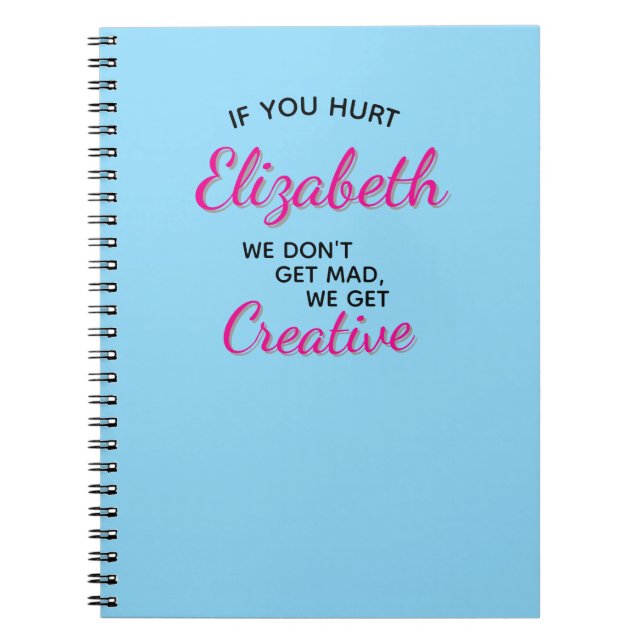 Carnet If You Hurt We Get Creative (Devant)