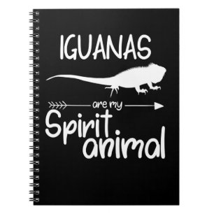 Carnet Iguanas Sont Mon Esprit Animal Cadeau Hommes Femme