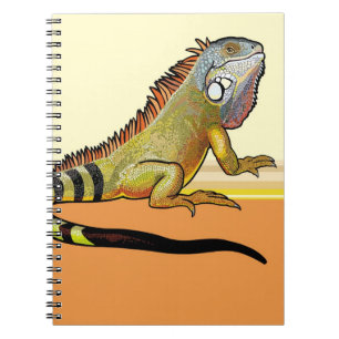 Carnet iguane vert