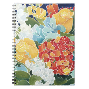 Carnet II floral de minuit