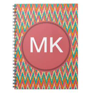 Carnet iKat Zigzag Design Couleurs d'épices