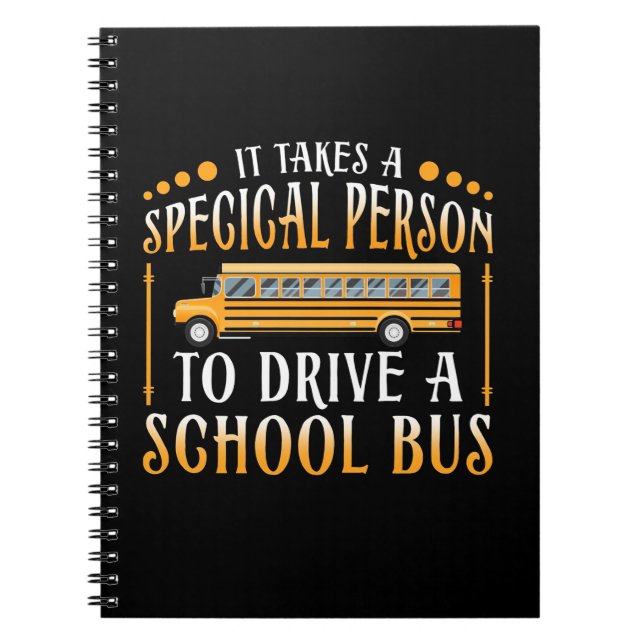 Carnet Il Faut Une Personne Spéciale Pour Conduire Un Bus (Devant)