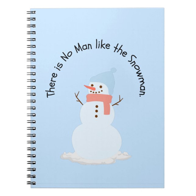 Carnet Il n'y a personne comme le bonhomme de neige (Devant)