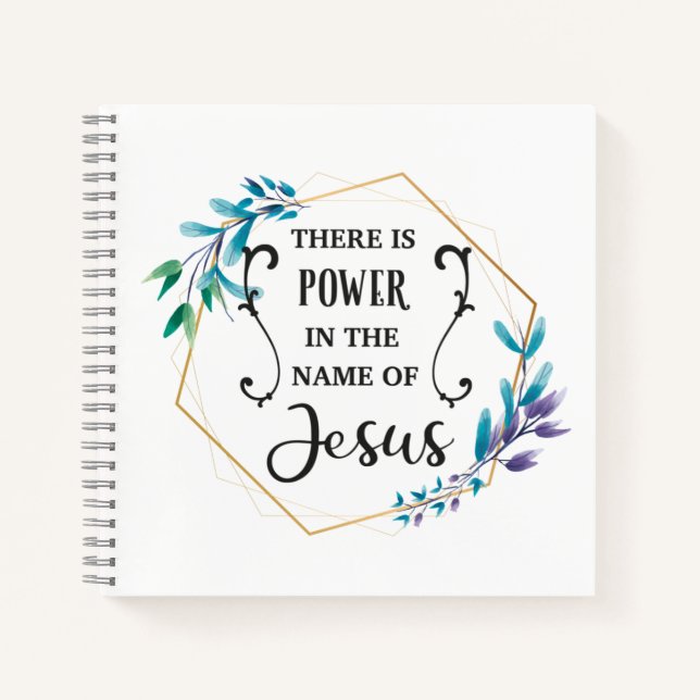 Carnet Il y a le pouvoir au nom de Jésus (Devant)