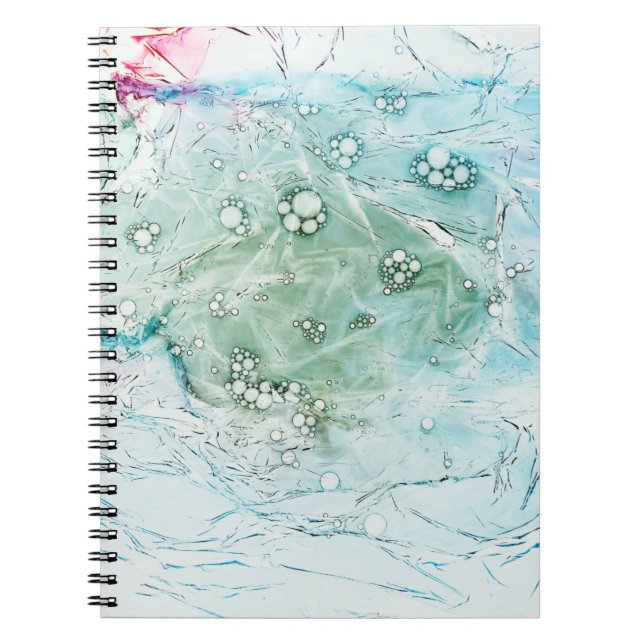 Carnet Illustration abstraite multicolore (Devant)